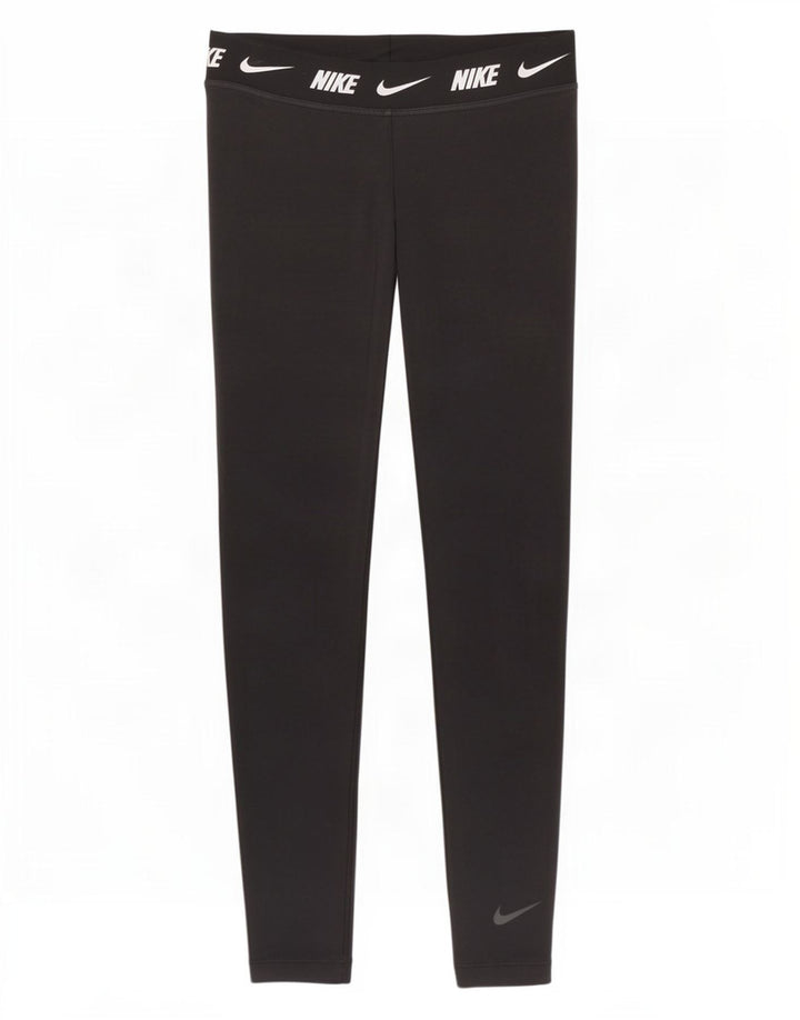 Nike Dame Grafiske Leggings UK 16 Large Black Bomuld