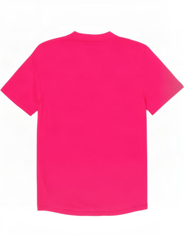 Zara T-Shirt Top UK 12 Medium Pink Viscose
