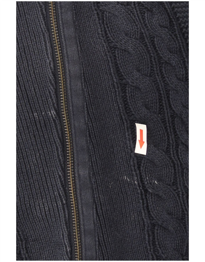 Marks & Spencer Womens Autograph Cardigan Sweater UK 14 Large Navy Blue
