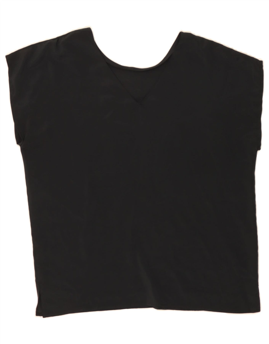 VINTAGE Womens Blouse Top UK 16 Large Black Vintage Vintage and Second-Hand Vintage from Messina Hembry 