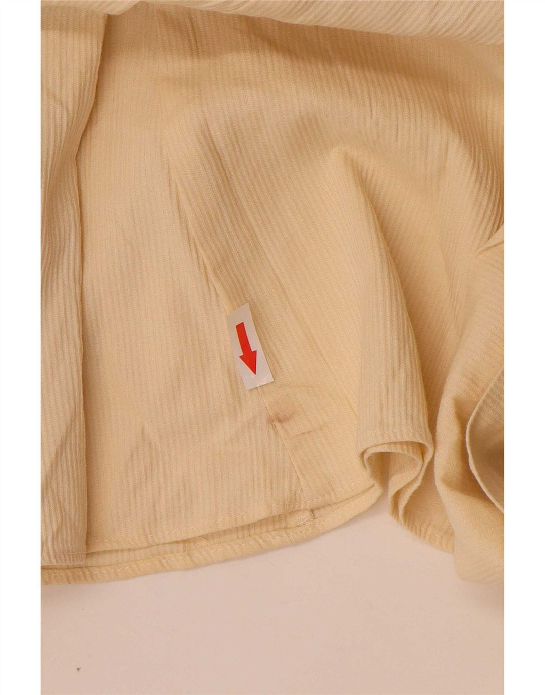 Zara Dame A-Line Kjole UK 12 Medium Gul Bomuld