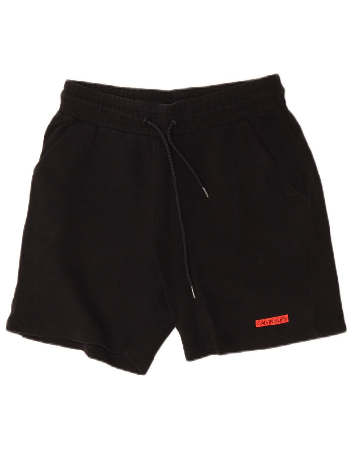 Calvin Klein Badeshorts til mænd mellem sort bomuld