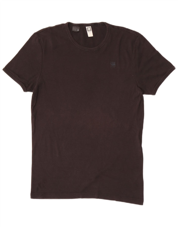 G-Star Herre T-Shirt Top XL Sort Bomuld