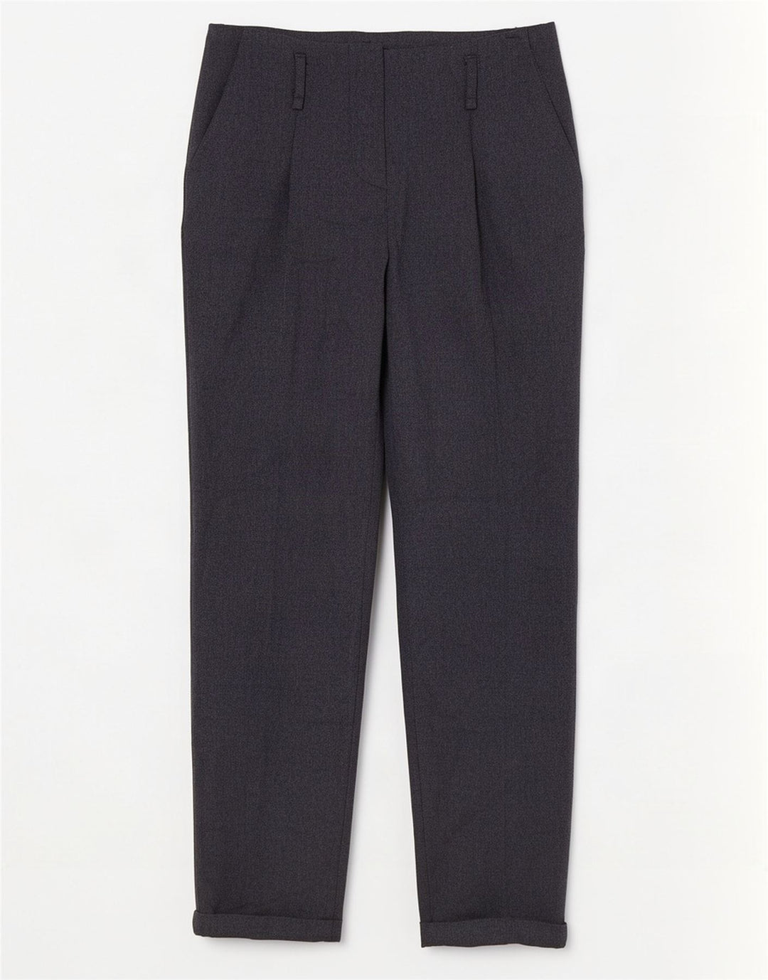 Zara lige chinosbukser til kvinder Small W26 L28 Marineblå polyester