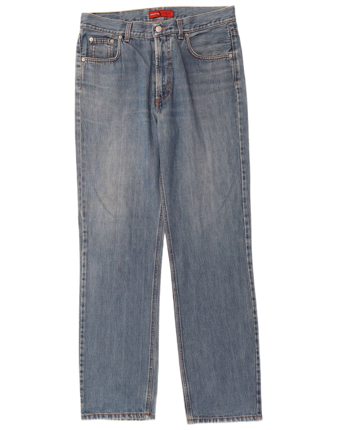 Wampum Straight Jeans til mænd W32 L34 Blå