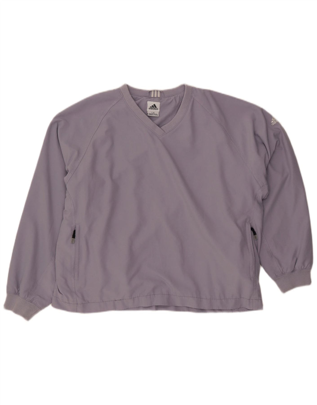 ADIDAS Dame Climashell Pullover Træningsdragt Top UK 16 Large Purple