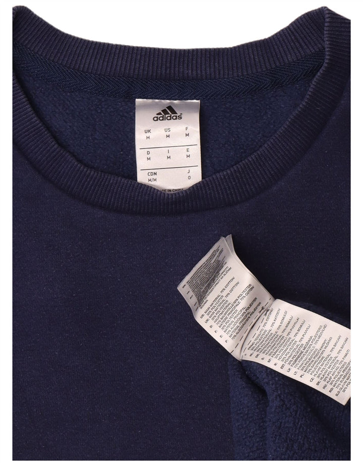Adidas sweatshirt til mænd Medium marineblå bomuld