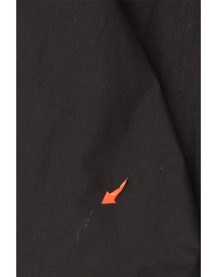 HOBBS Dame Abstrakt Mønster Vendbar Overfrakke UK 16 Large Black