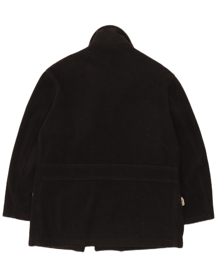 Murphy & Nye Dame Oversized Pea Coat UK 14 Medium Black Wool