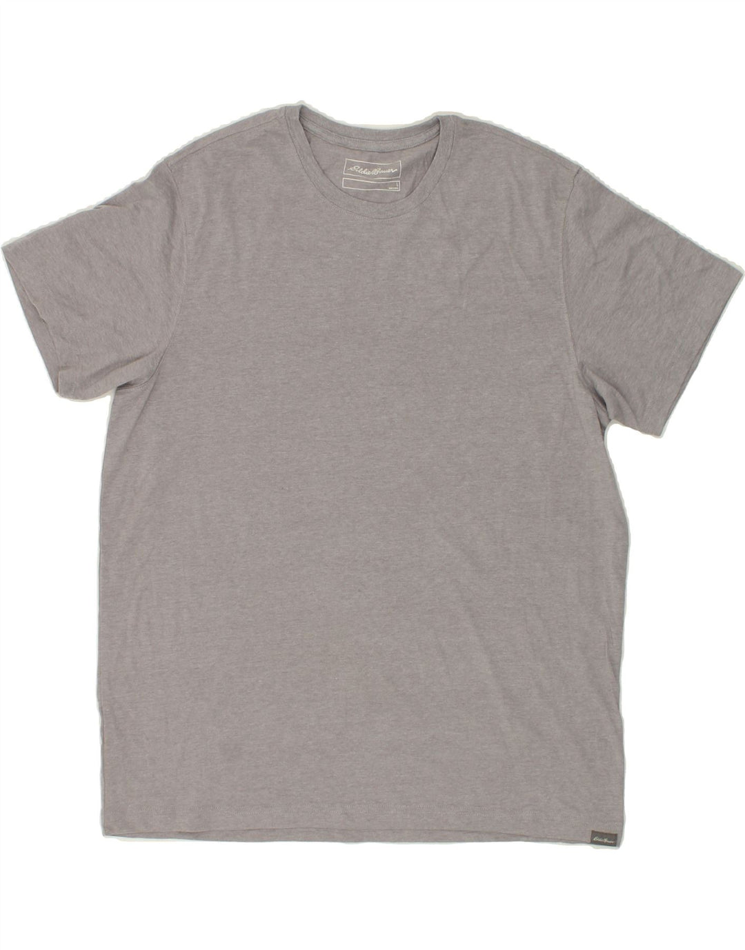 EDDIE BAUER Mens T-Shirt Top Large Grey Cotton Vintage Eddie Bauer and Second-Hand Eddie Bauer from Messina Hembry 