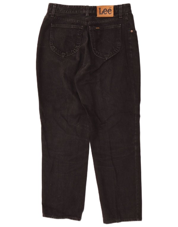 Lee Herre tilspidsede jeans W36 L31 sort bomuld