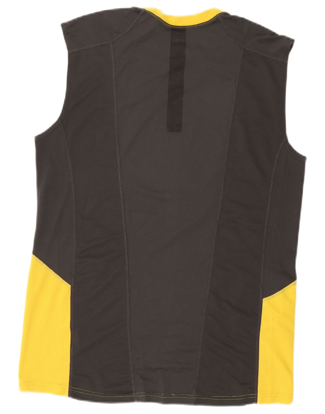 Nike Herre Dri Fit Vest Top Lille Gul Colourblock Polyester
