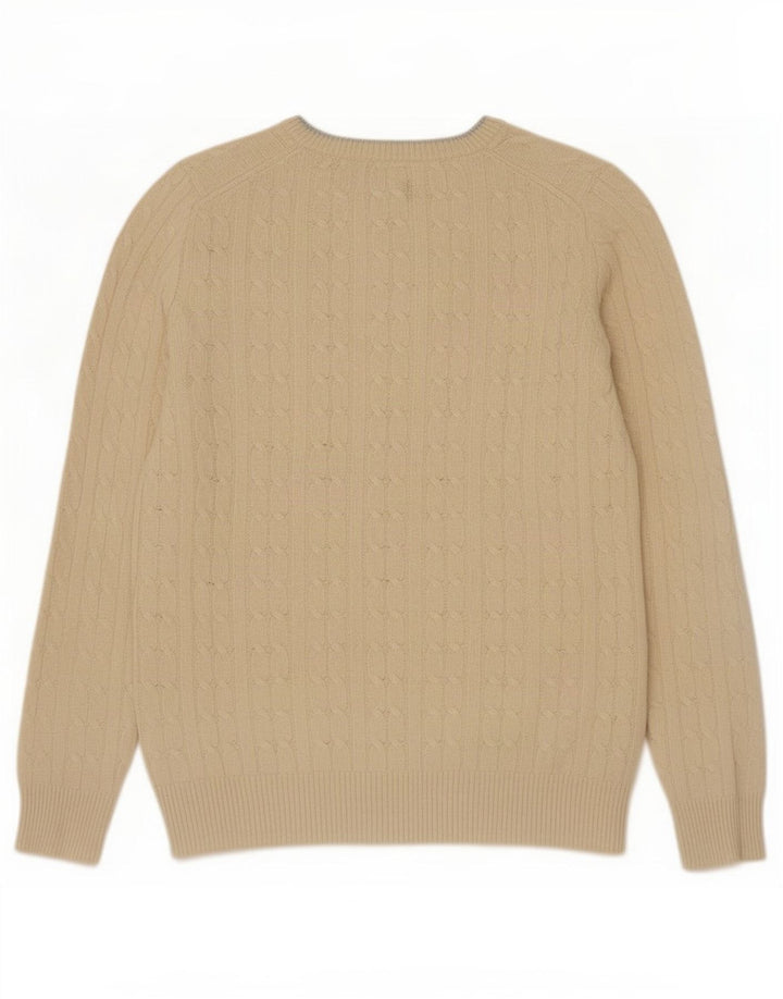 Jack Wills Dame Boat Neck Jumper Sweater UK 12 Medium Off White