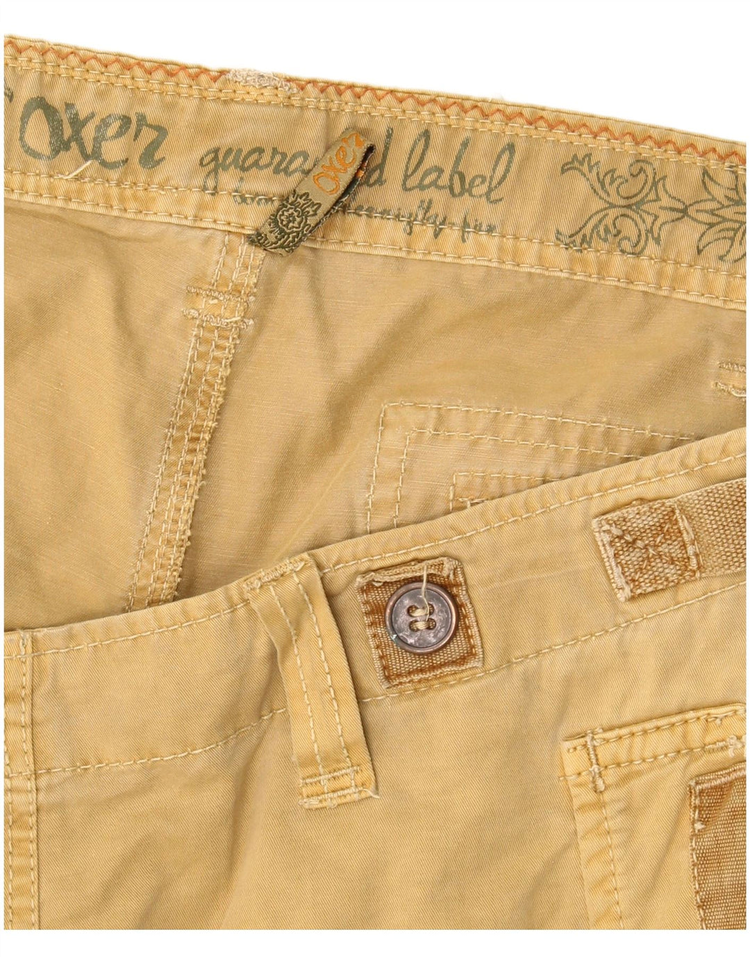 OXER Graphic Cargo Shorts til mænd W40 XL Beige