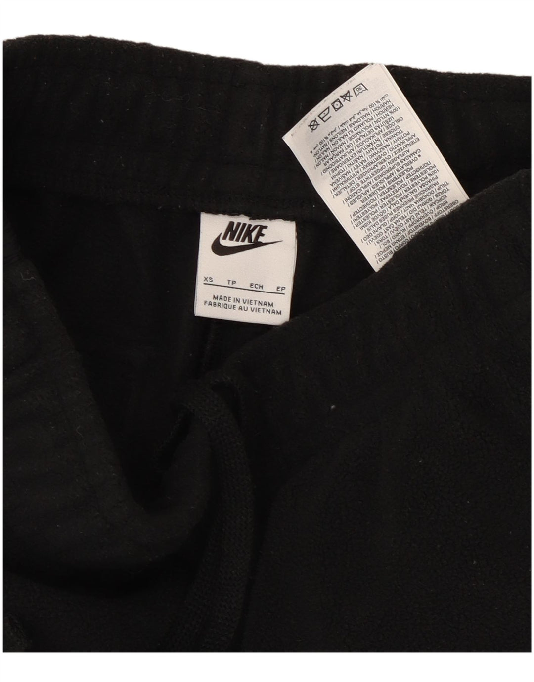 NIKE træningsdragt i fleece til kvinder Joggers UK 6 XS Sort polyester