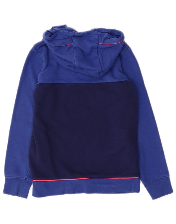 Nike drenge grafisk hættetrøje 5-6 år Medium Blue Colourblock Bomuld