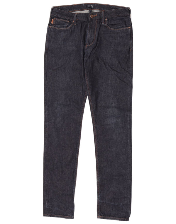 Armani Herre Slim Jeans W31 L33 Marineblå Bomuld