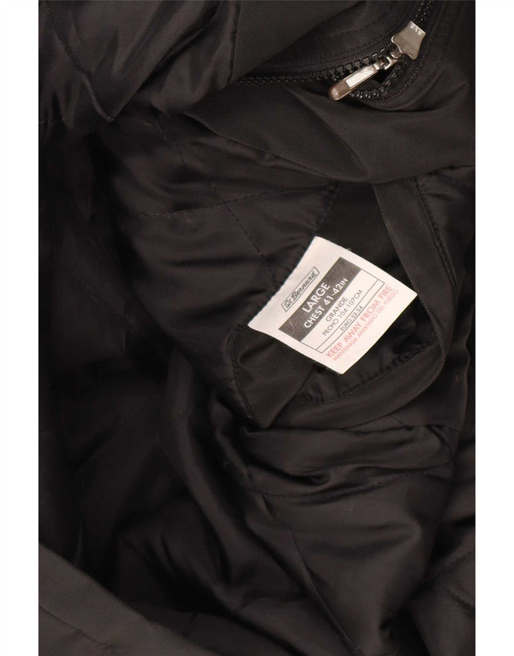 St. Bernard Herre Regular Fit Windbreaker Jacket IT 52/54 XL Sort PVC