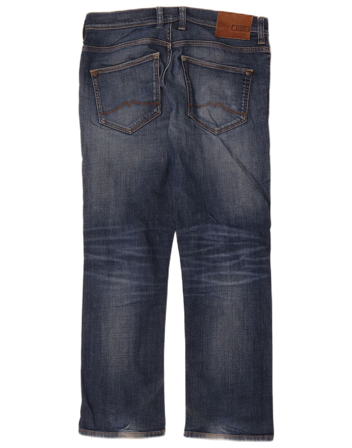 Mustang Straight Jeans til mænd W32 L30 blå bomuld