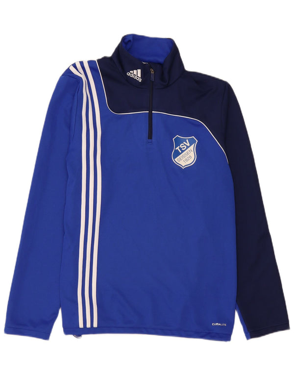 Adidas Herre Climalite Pullover Træningsdragt Top Medium Blue Colourblock