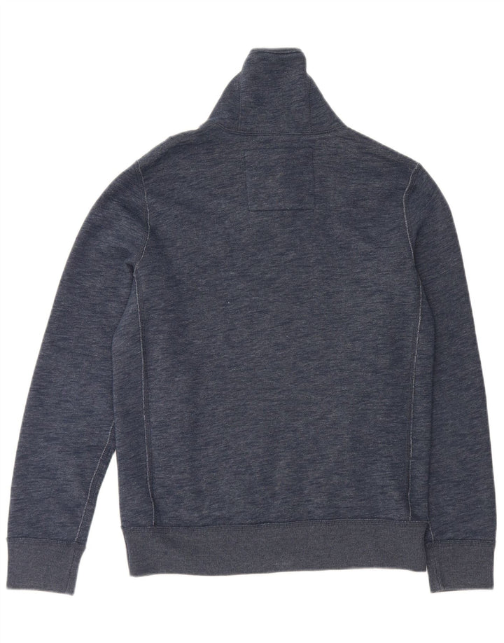 Abercrombie & Fitch Sweatshirt til mænd, lille marineblå flækket