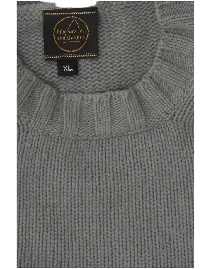 Murphy & Nye Herre sweater med rund hals XL Grå
