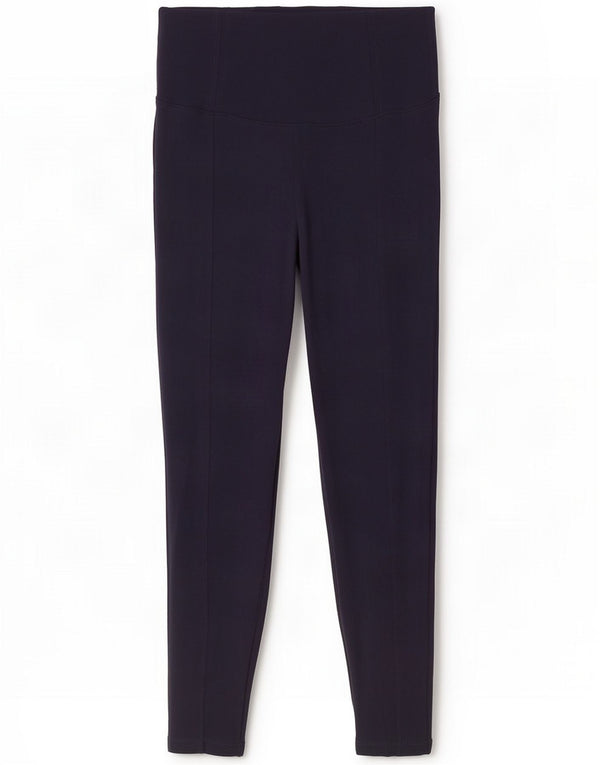 Marks & Spencer Dame Leggings UK 16 Large W32 L27 Navy Blue Viscose