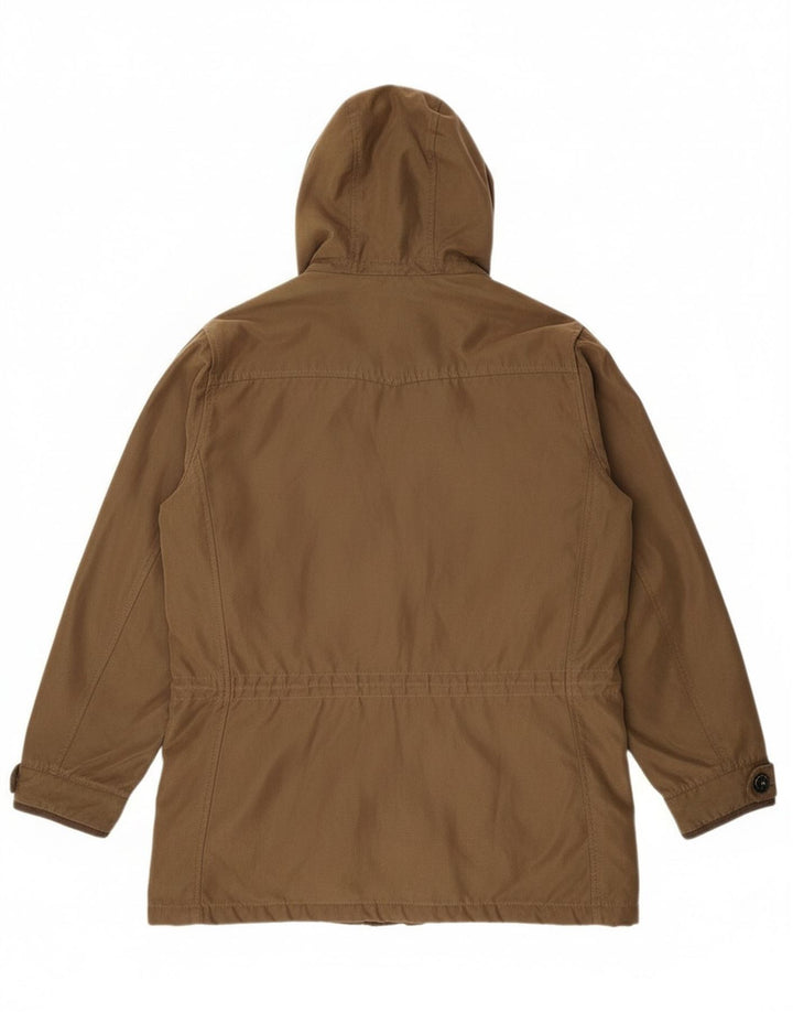 Musto Parkajakke med lynlås til kvinder UK 16 Stor Khaki Polyester Classic