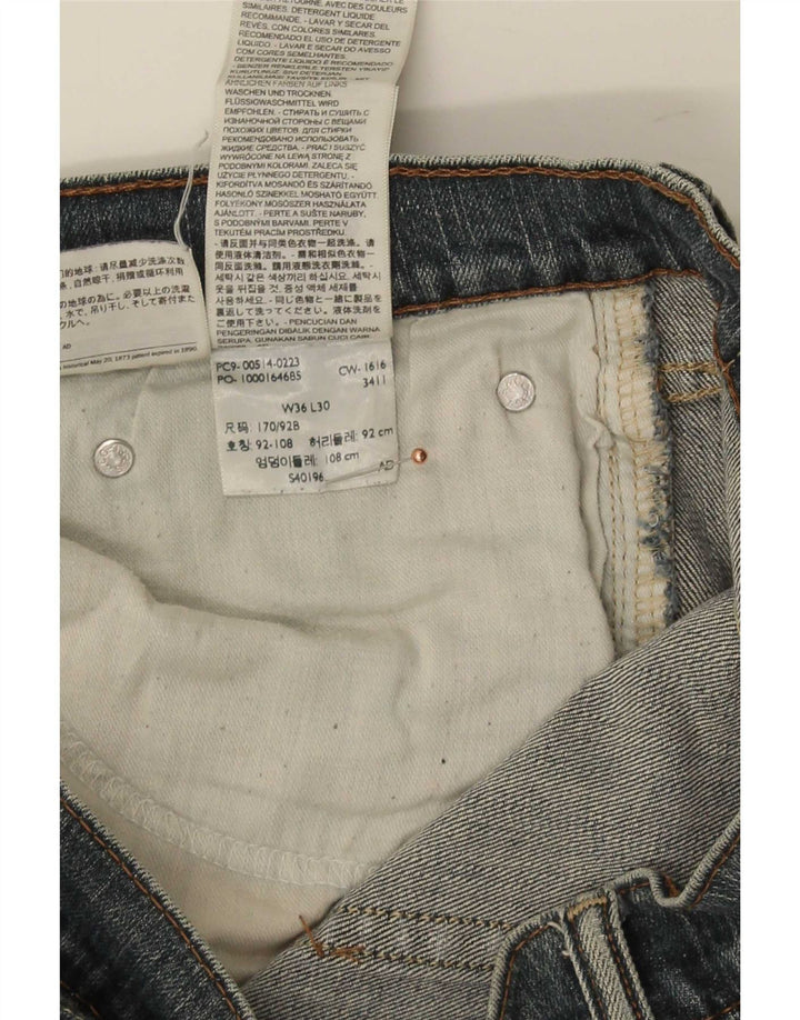Levi's Straight Jeans til mænd W36 L27 Blå