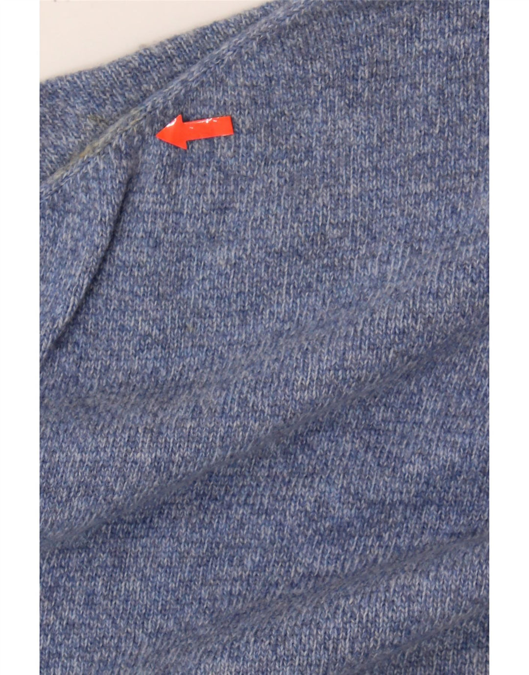 KAPPA Mens Zip Neck Jumper Sweater Large Blue Flecked Wool Vintage Kappa and Second-Hand Kappa from Messina Hembry 