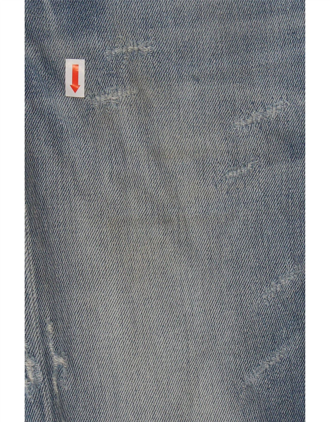 DOLCE & GABBANA Kvinder Distressed Slim Jeans IT 44 Medium W30 L32 Blå