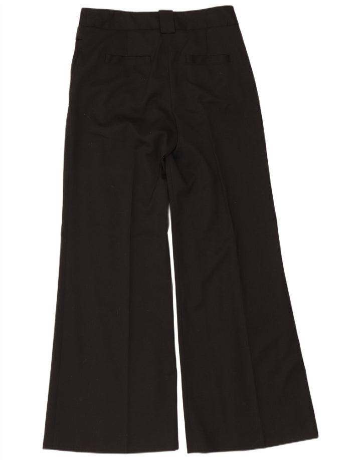Zara Dame Flare Chino Bukser EU 40 Medium W30 L32 Sort