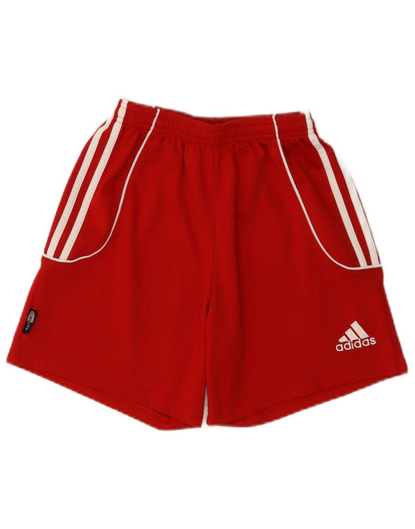 Adidas Boys Climalite Sportshorts 9-10 år XS Rød Polyester