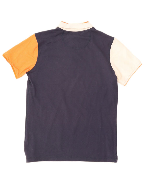 Champion drenge grafisk rugby poloshirt 13-14 år XL marineblå farveblok