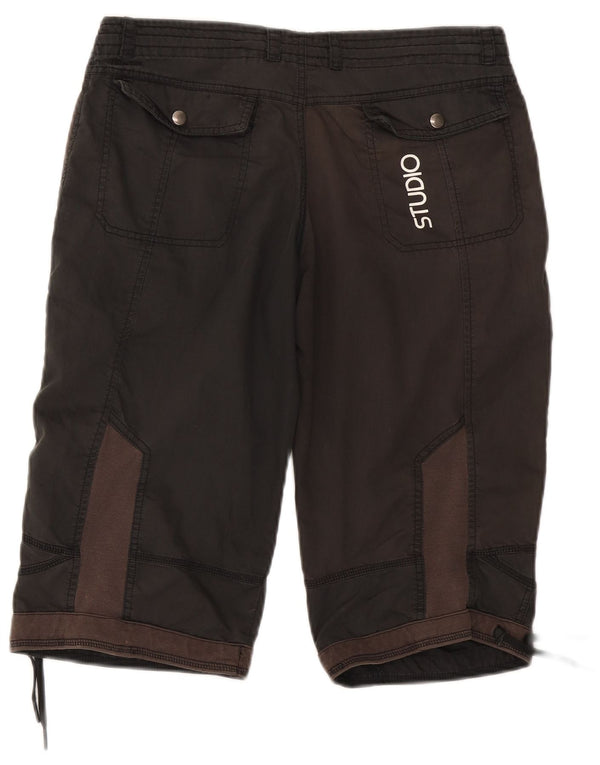 Nike Graphic Chino Shorts UK 12 Medium W30 Sort Colourblock Bomuld
