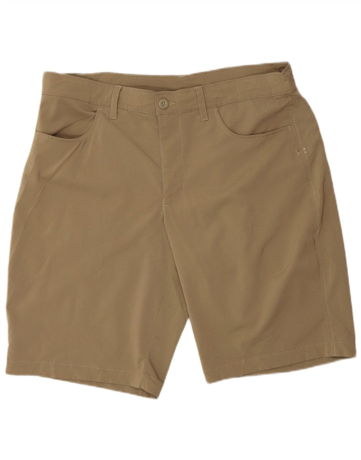 Under Armour Herre Heat Gear Casual Shorts W36 Large Brown