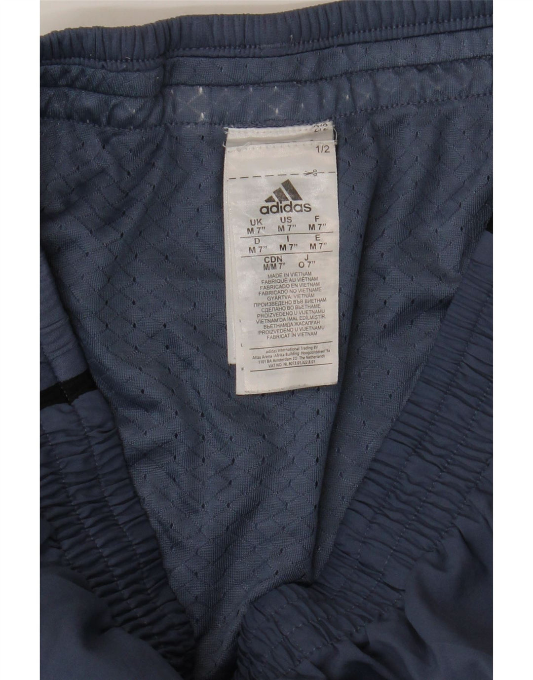 ADIDAS Herre Climacool Sportshorts Medium Blue Colourblock Polyester