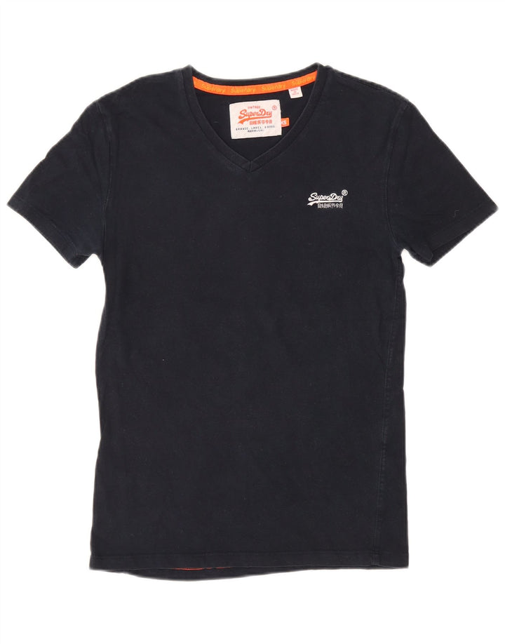Superdry T-shirt top til mænd XS Marineblå