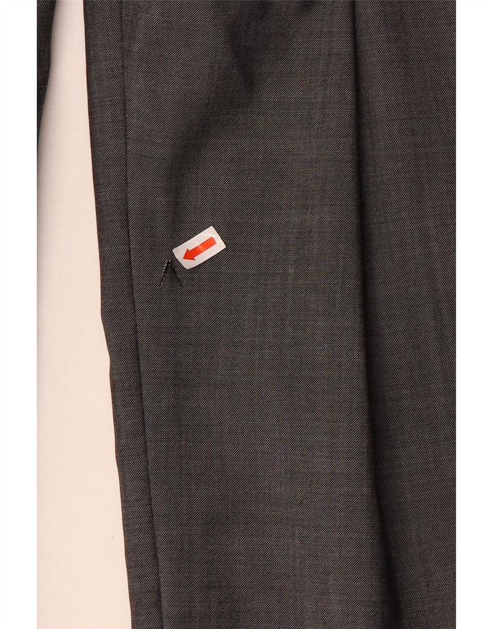 Marks & Spencer Herre Autograph Straight Suit Bukser W34 L31 Grå Uld