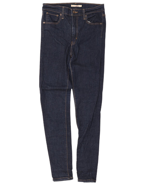 Levi's Dame Mile High Super Skinny Jeans W29 L30 Marineblå Bomuld
