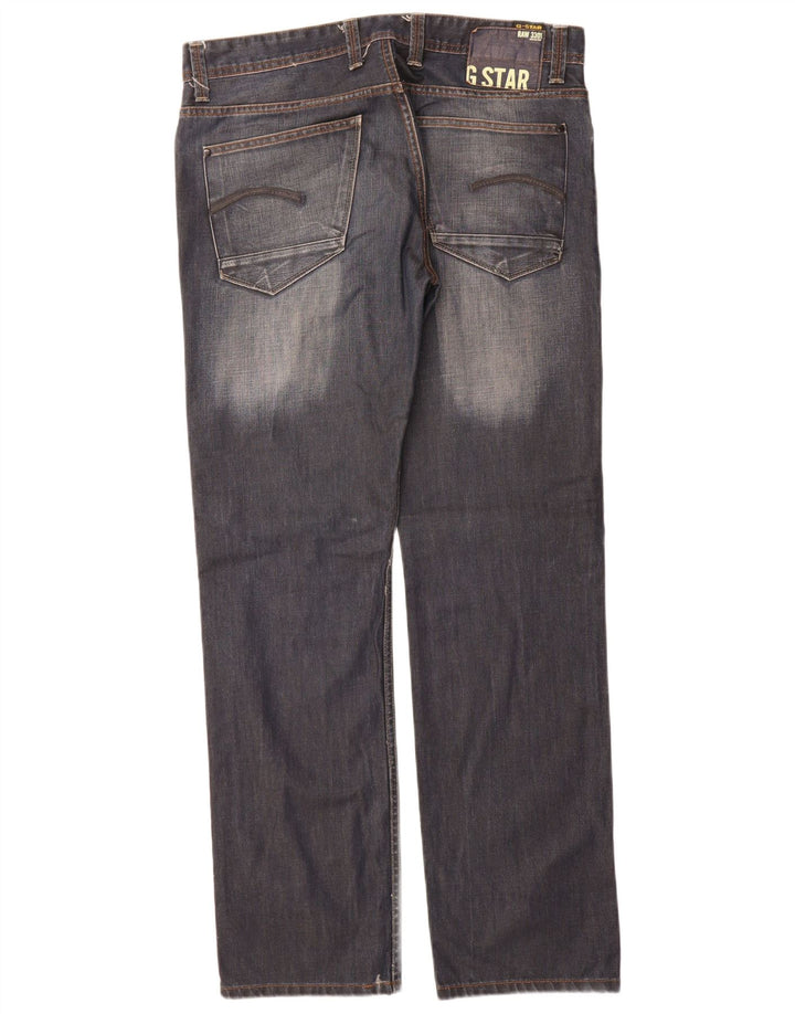 G-Star Straight Jeans til mænd W36 L34 Marineblå Bomuld