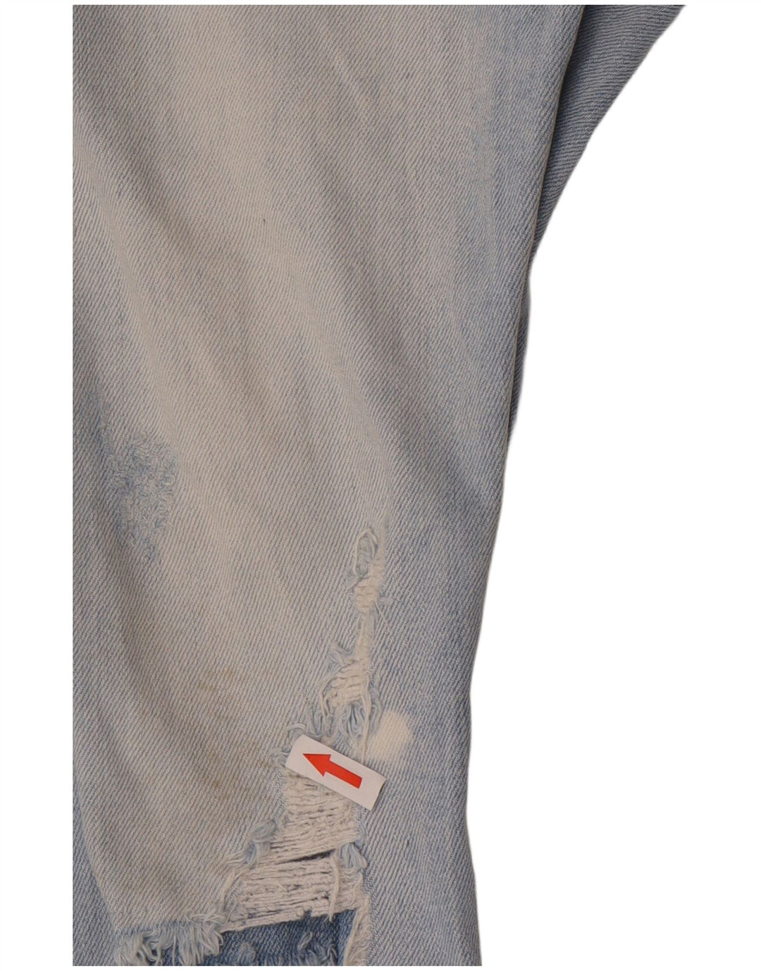Zara Herre Distressed Slim Jeans EU 42 Large W32 L26 Blå