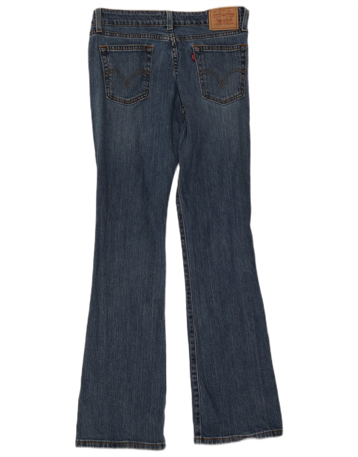 Levi's Dame 518 Super Low Bootcut Jeans US 7 Medium W28 L31 Blå Bomuld