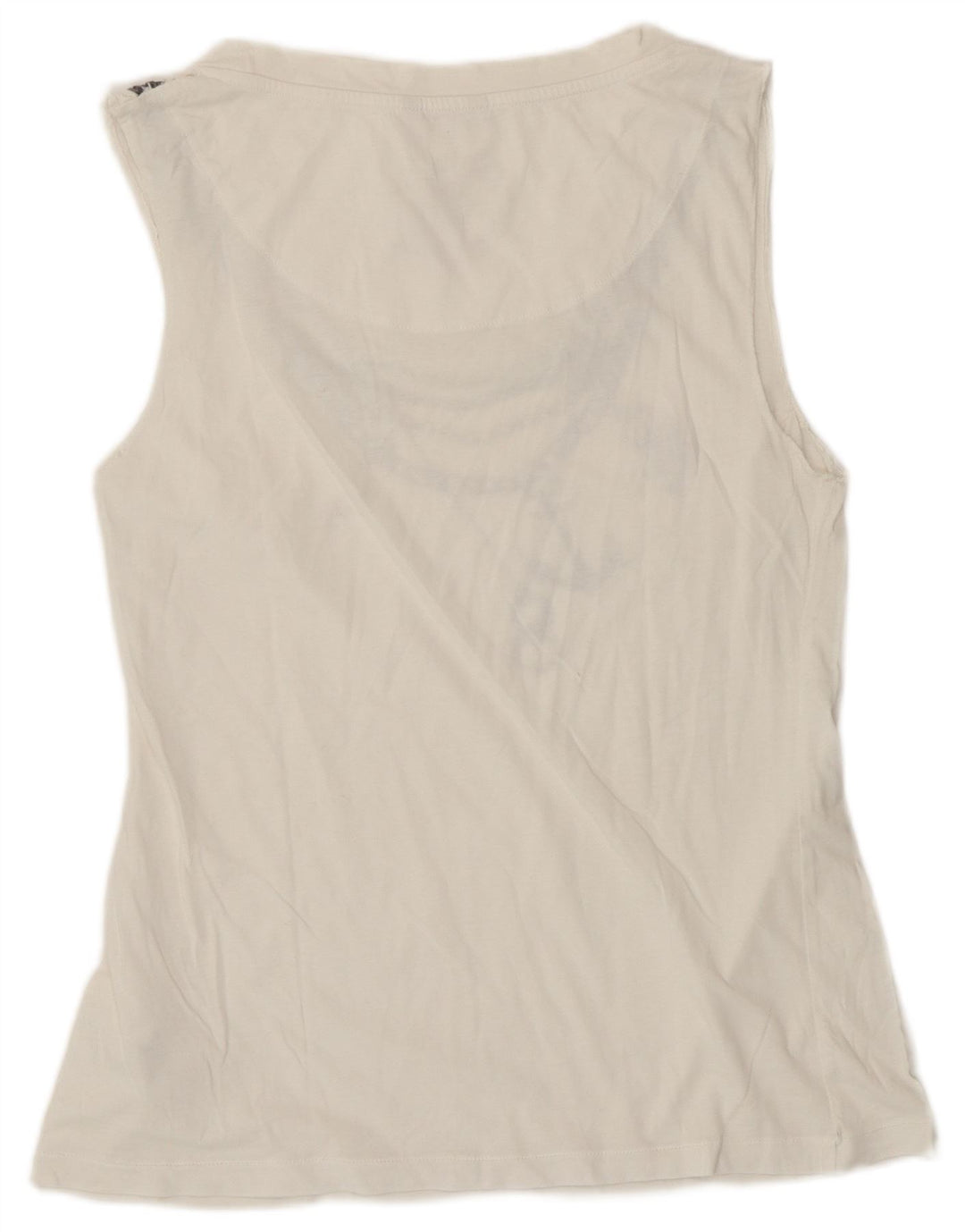 Carrera Kvinder Grafisk Vest Top UK 10 Small White Bomuld