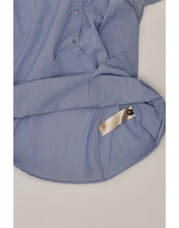 MASSIMO DUTTI Mens Shirt Size 40 Medium Blue Cotton | Vintage Massimo Dutti | Thrift | Second-Hand Massimo Dutti | Used Clothing | Messina Hembry 