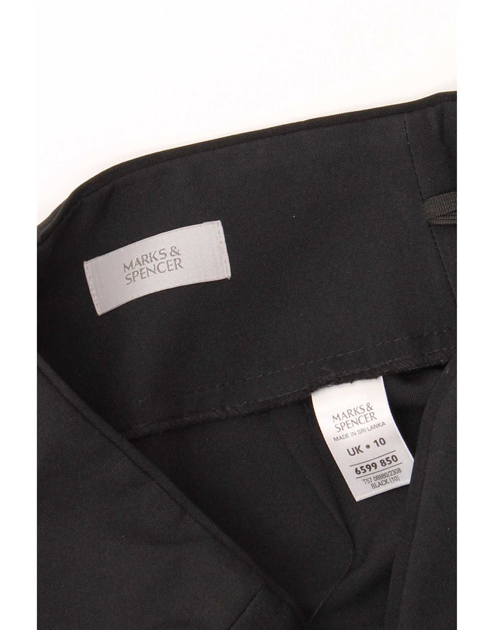 Marks & Spencer Pencil Nederdel til kvinder UK 10 Small W26 Black Polyester