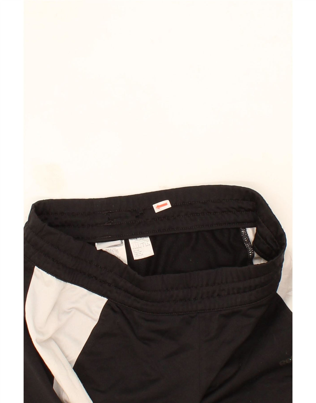 REEBOK Womens Leggings UK 8/10 Small  Black Colourblock Polyester Vintage Reebok and Second-Hand Reebok from Messina Hembry 