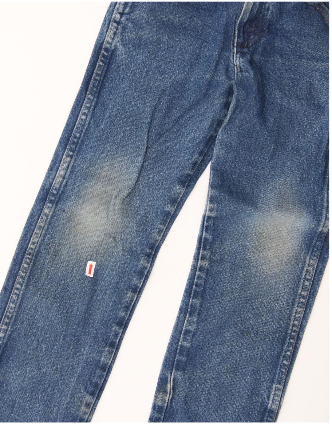 WRANGLER Boys Straight Jeans 6-7 Years W20 L22 Blue Cotton Vintage Wrangler and Second-Hand Wrangler from Messina Hembry 