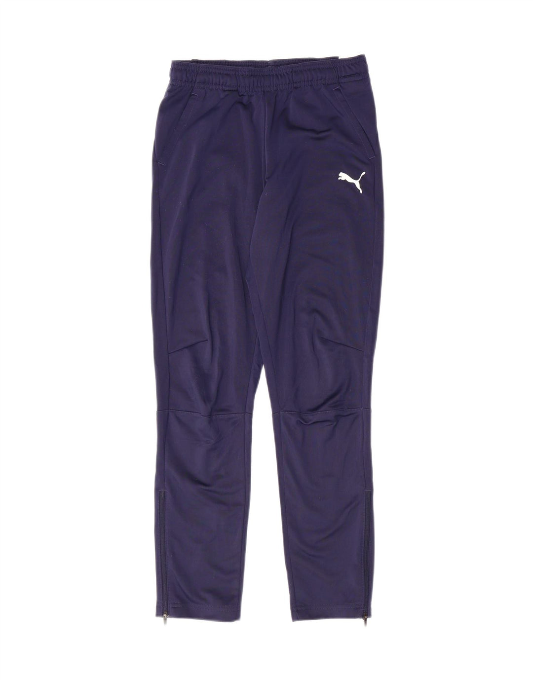 PUMA Boys Tracksuit Trousers 11-12 Years  Navy Blue Polyester Vintage Puma and Second-Hand Puma from Messina Hembry 