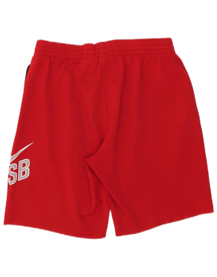 Nike Herre grafiske sportsshorts Medium rød polyester